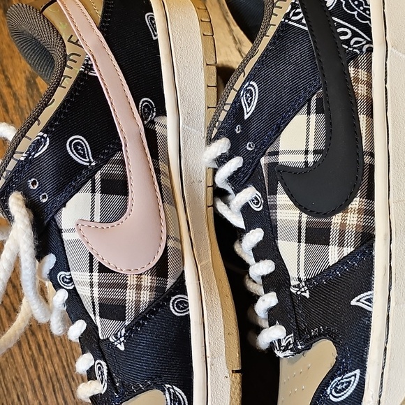 Patchwork Paisley Sneakers in Black and Tan - Picture 16 of 16